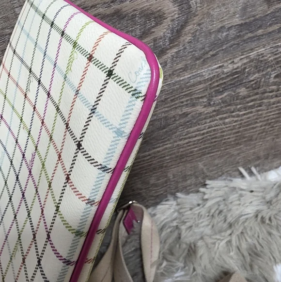 Coach Tattersal Swingpack Crossbody Bag - Picture 6 of 8